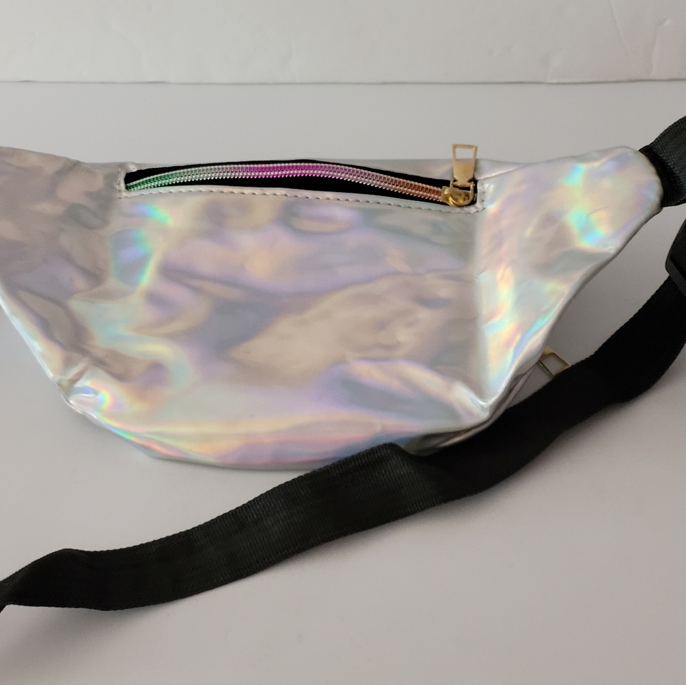 New Women's Holographic Fanny Pack. This includes a holographic fanny pack, perf - Picture 4 of 4